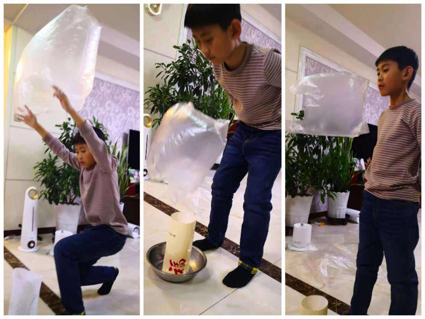 {21點}(热气球实验塑料袋视频三年级)